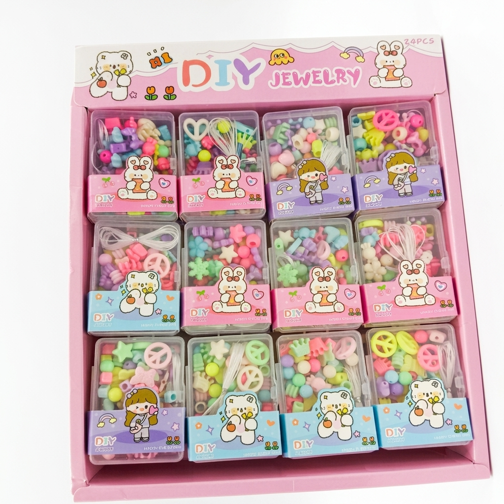 Urthn Cute Kids DIY Fashion Jewelry Set for Girls