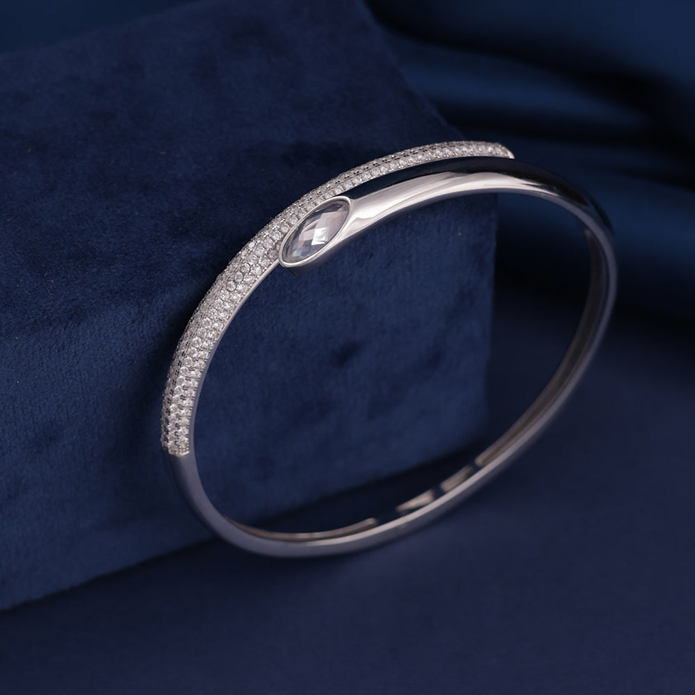 AllWell Jewellery Designer Silver Twist 925 Sterling Silver Bracelet