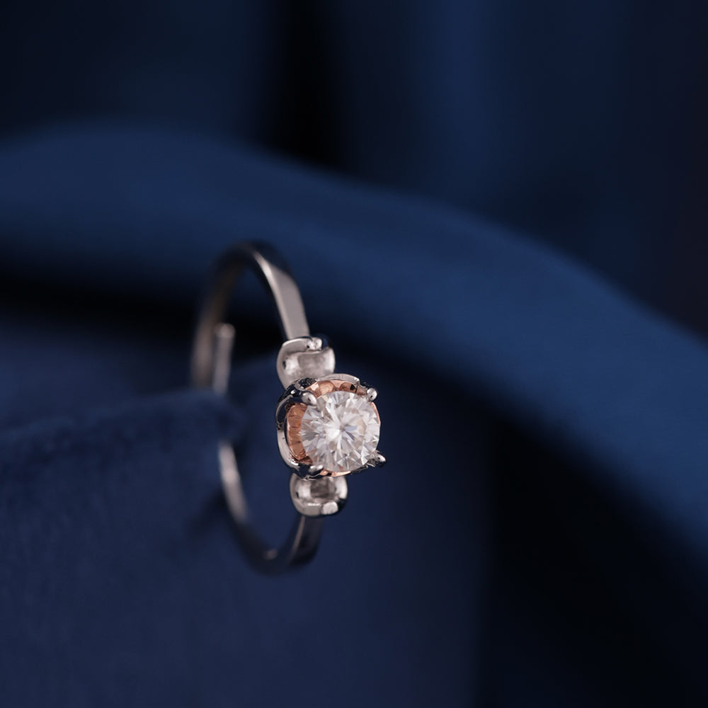 AllWell Jewellery Dazzling Nova Spark Austrian Stone 925 Sterling Silver Ring