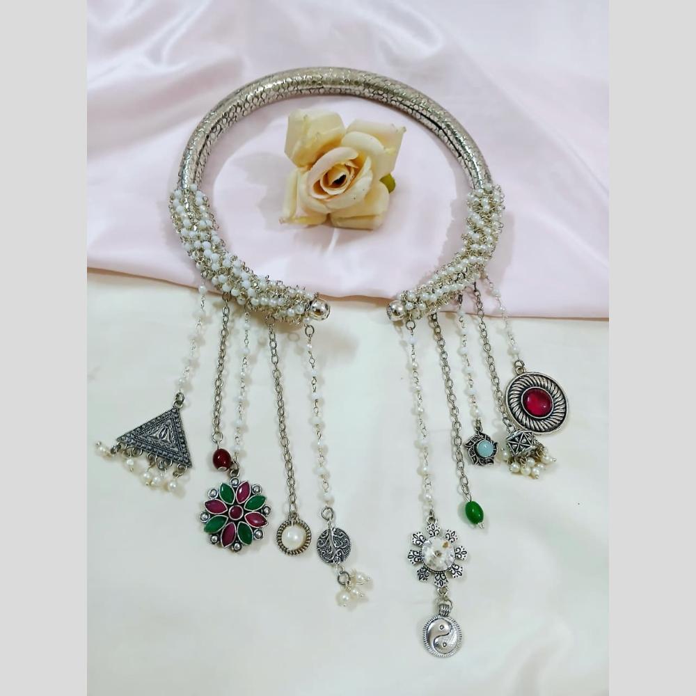 Manisha Jewellery Boho statement with dangling motifs  Necklace