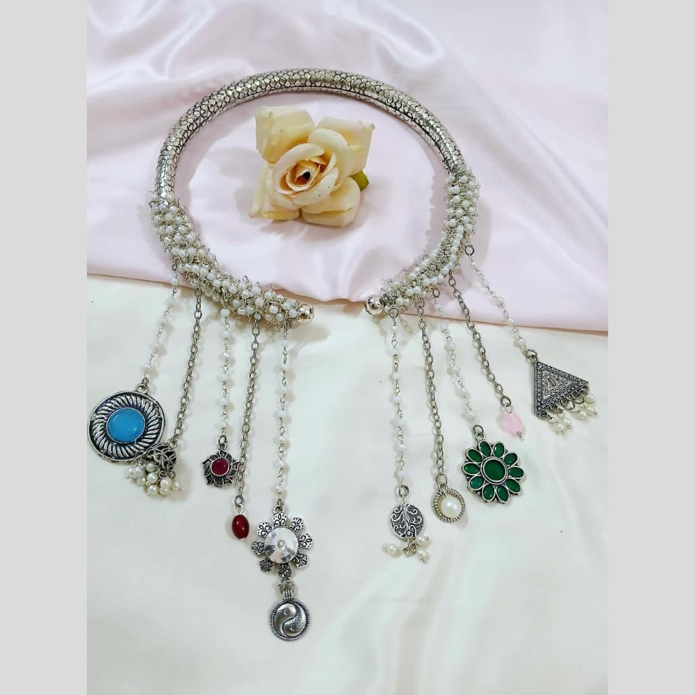 Manisha Jewellery Boho statement with dangling motifs  Necklace