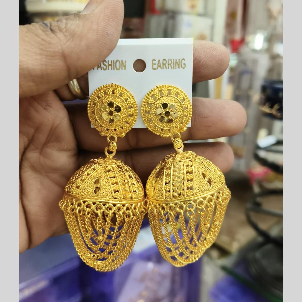 Manisha Jewellery Gold Plated Jhumki Earrings