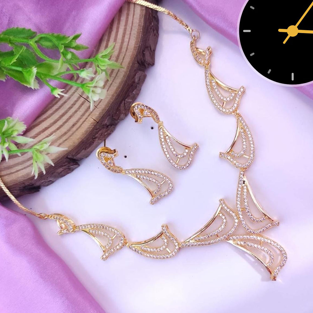 Manisha Jewellery Designer  Austrian Necklace Set