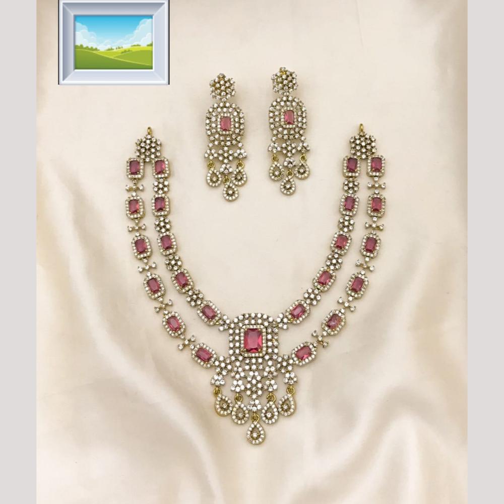 Manisha Jewelley Austrian Stone Necklace Set