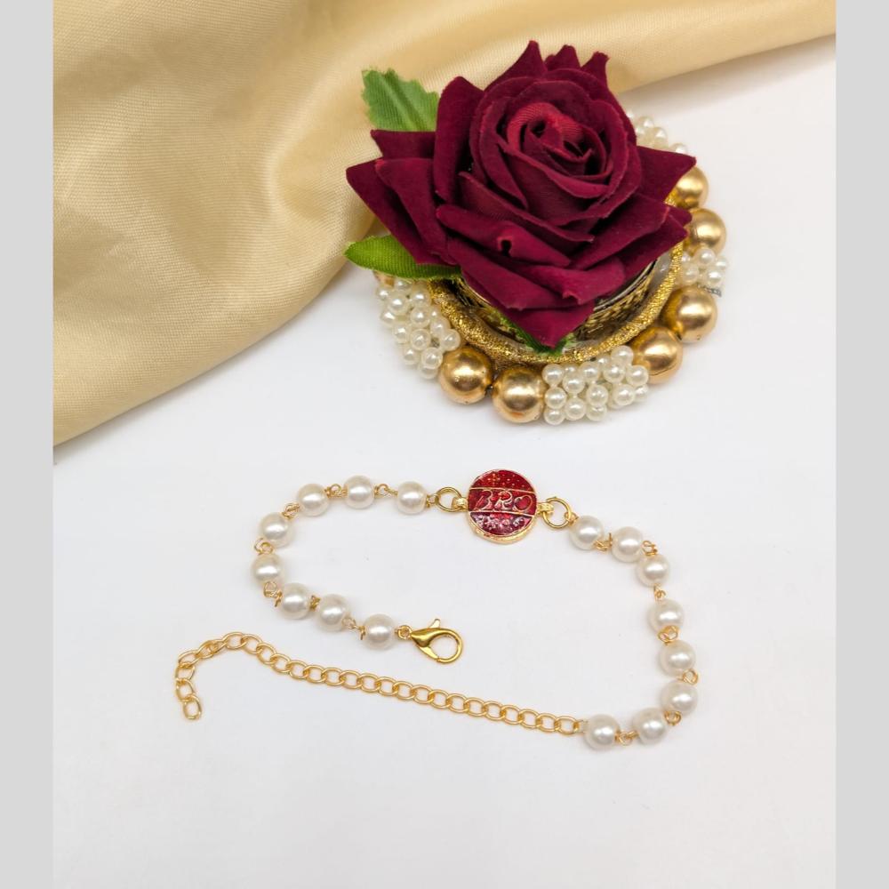 Manisha Jewellery Pearls Adjustable Bracelet