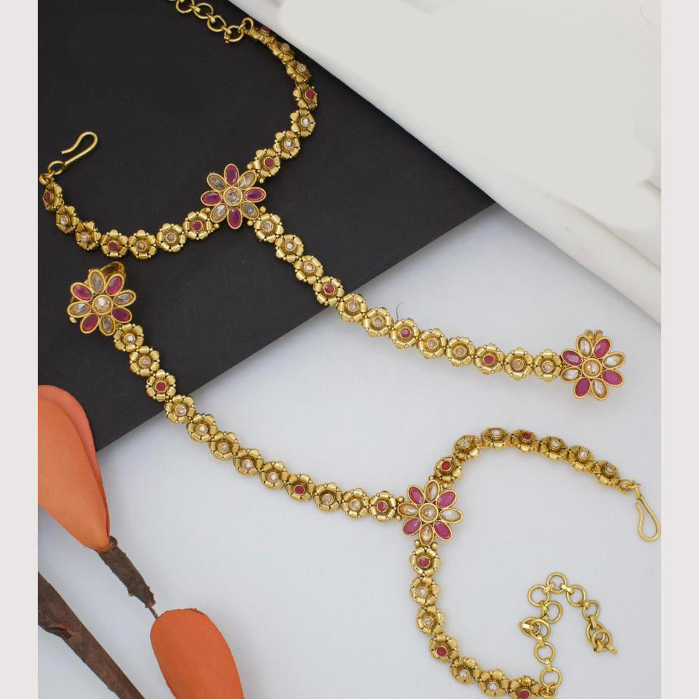 Manisha Jewellery Classic Traditional Pota Hand Harness