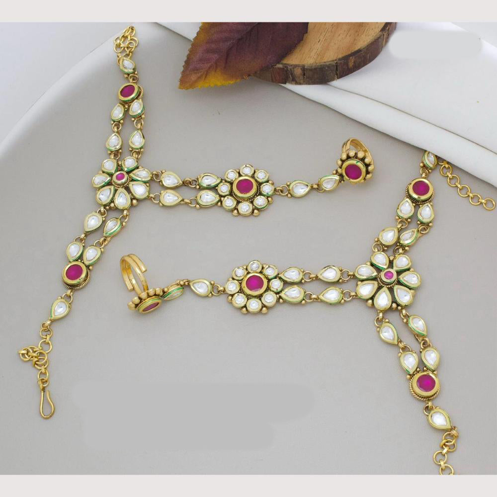 Manisha Jewellery Classic Traditional Pota Hand Harness