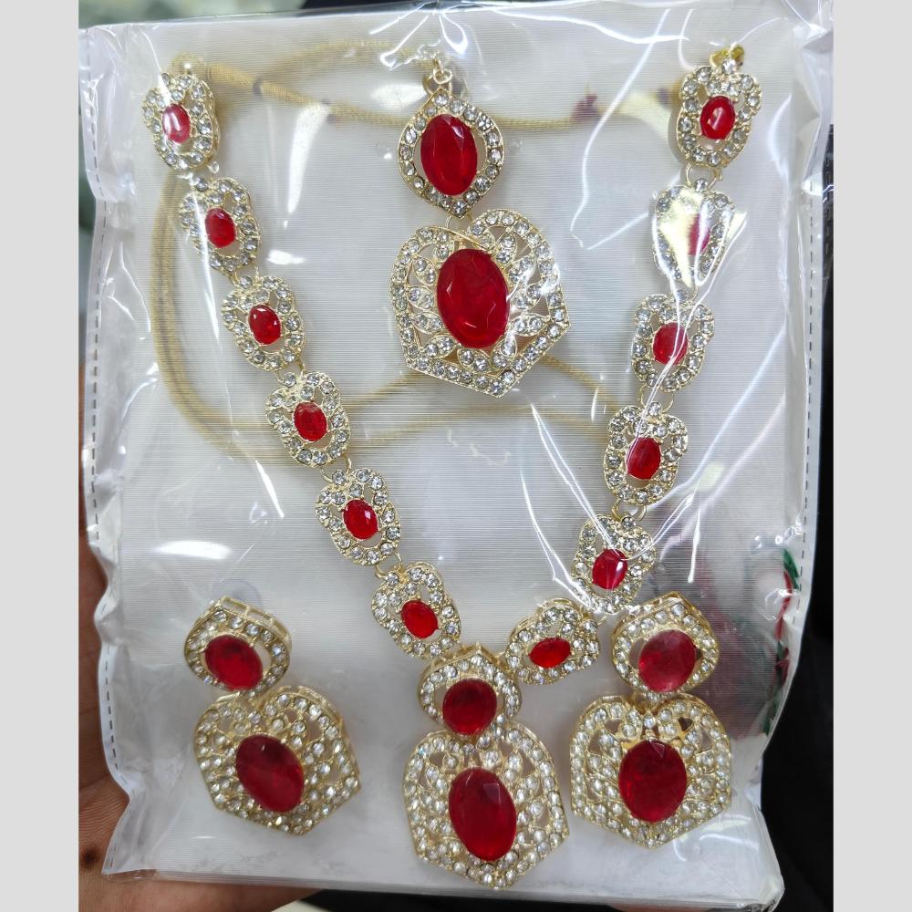 Manisha Jewellery Elegant Austrian Crystal Necklace Set for Women