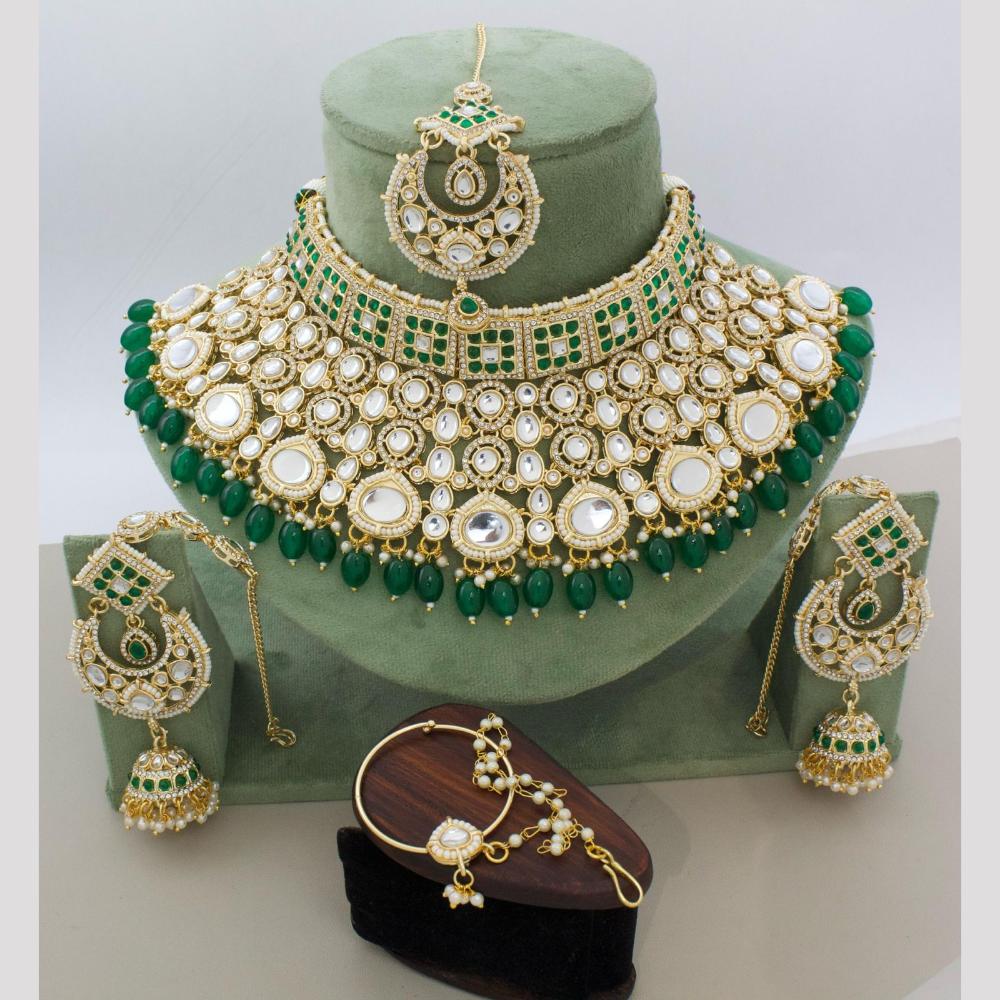 Manisha Jewellery Opulent Rani Haar Inspired Kundan Choker Necklace Set