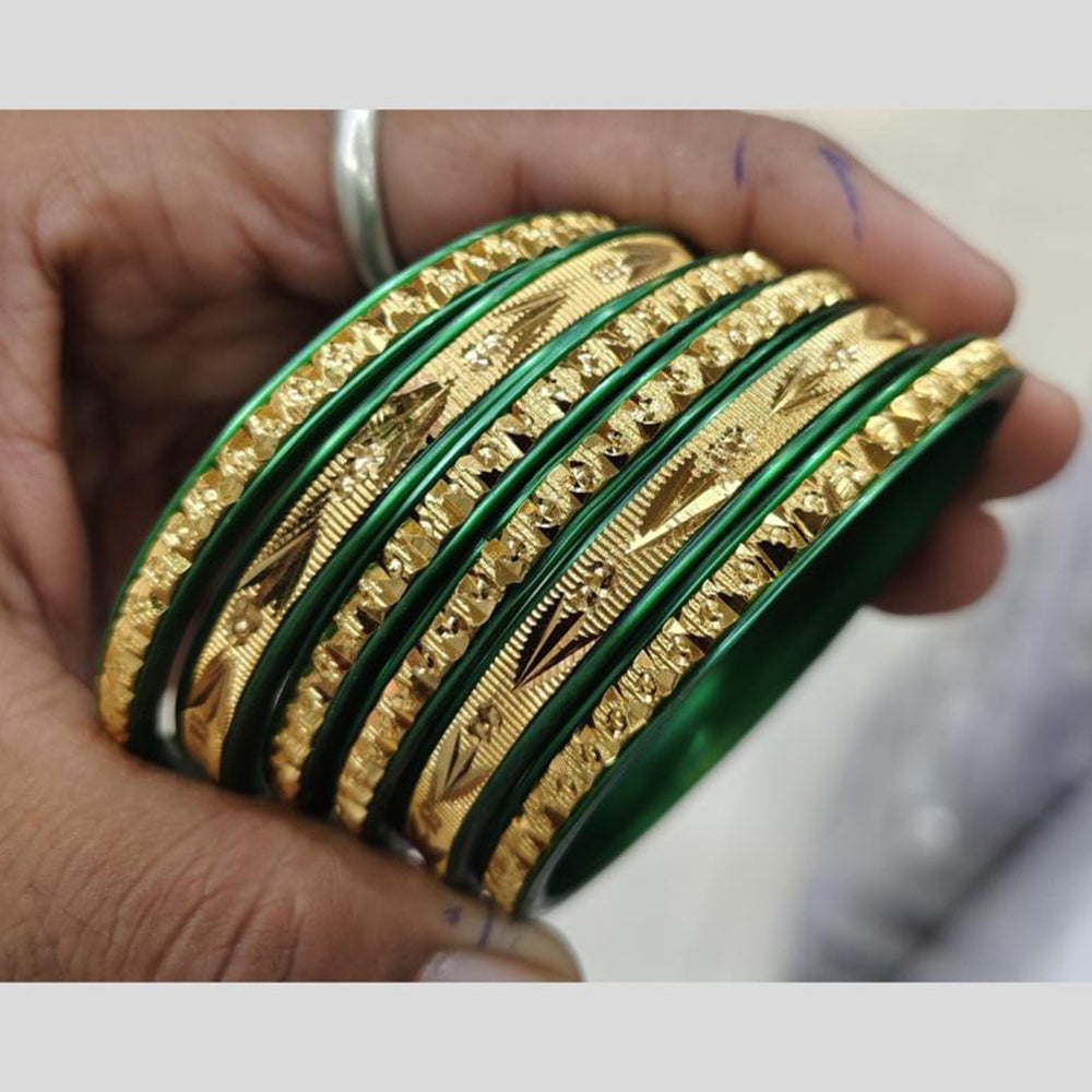 Manisha Jewellery Classic Green Bangles Set