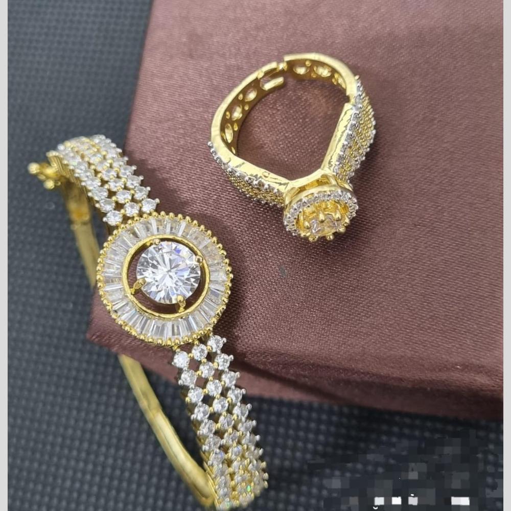 Manisha Jewellery Ring and Bracelet Combo Set
