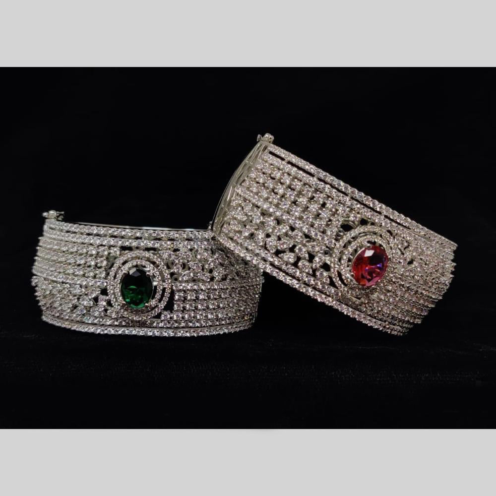 Manisha Jewellery Party Wear American Diamond Openable Bracelet in Stylish Design