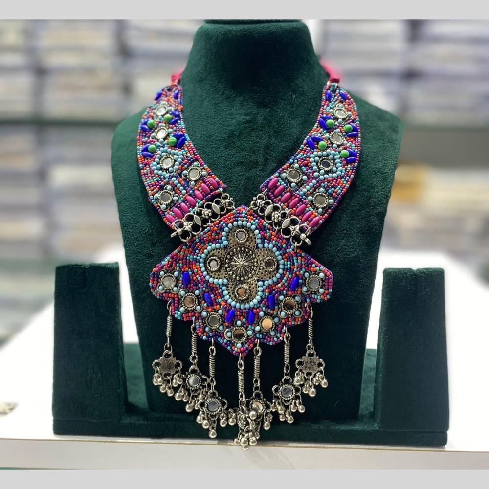 Manisha Jewellery Multicolor Thread Necklace for Bold Looks