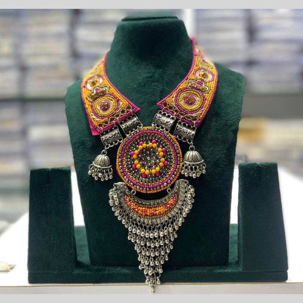 Manisha Jewellery Multicolor Thread Necklace for Bold Looks