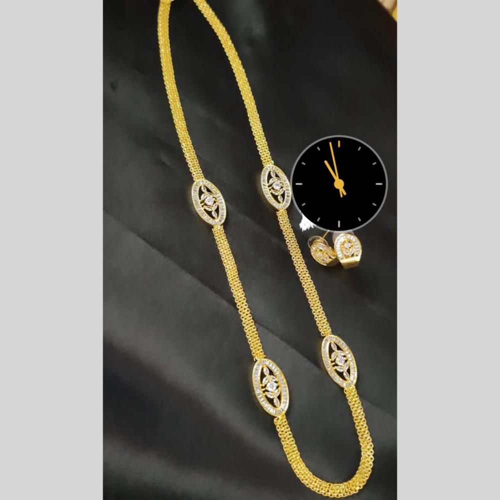 Manisha Jewellery American Diamond Chain Everyday Elegance