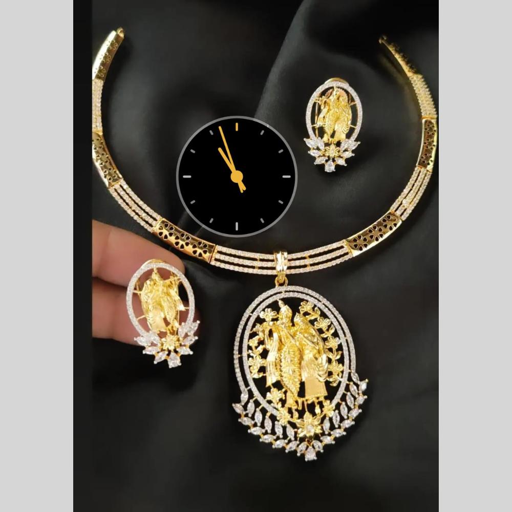 Manisha Jewellery Radha Krishna Inspired Traditional Necklace Set