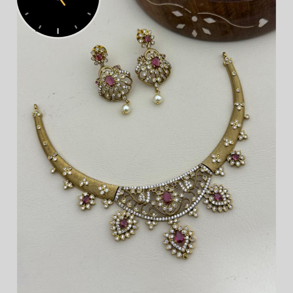 Manisha Jewellery Austrian Stone Necklace Set