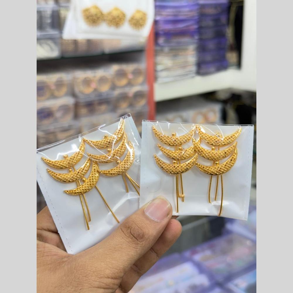 Manisha Jewellery Metal Antique Hair Stick For Bun Hair