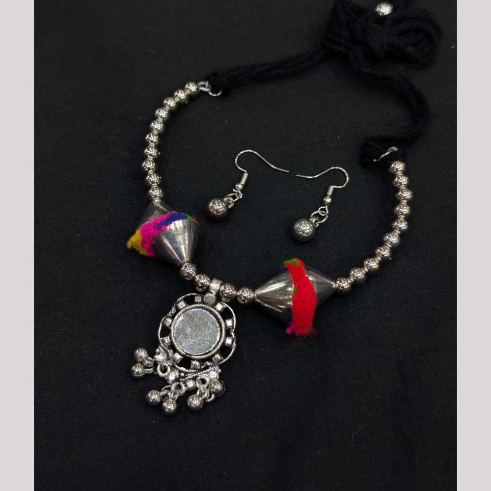 Manisha Jewellery Dandiya Delight Navratri Oxidised Necklace Set