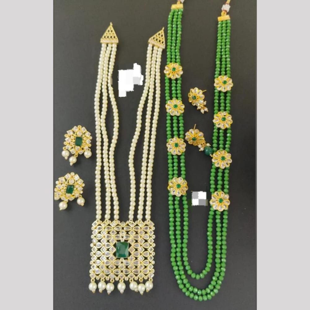 Manisha Jewellery Crystal Stone And Pearl Combo Set Perfect Gift For Special Moments