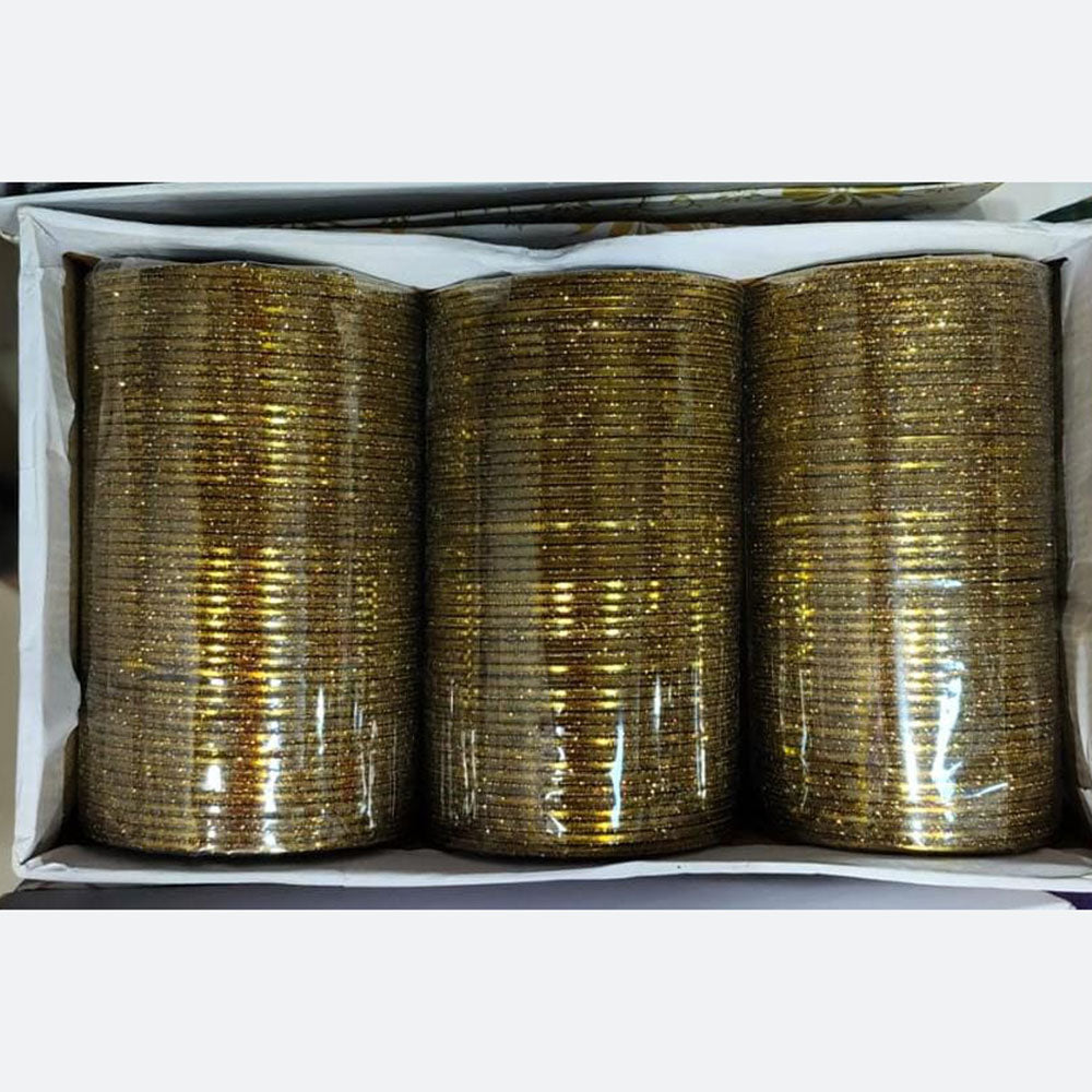 Manisha Jewellery Gold Glitter Bangles Set