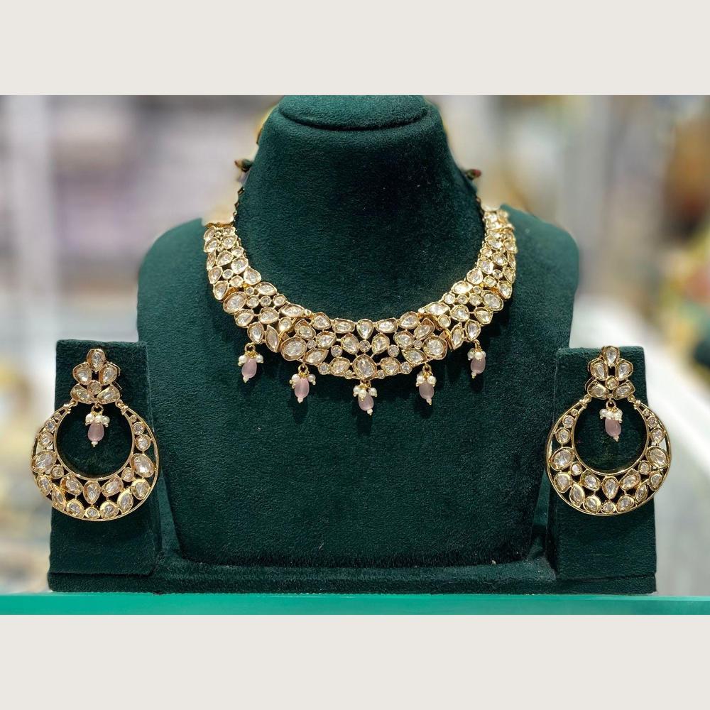 Manisha Jewellery Royal Polki Kundan Stone And Pearl Necklace Set