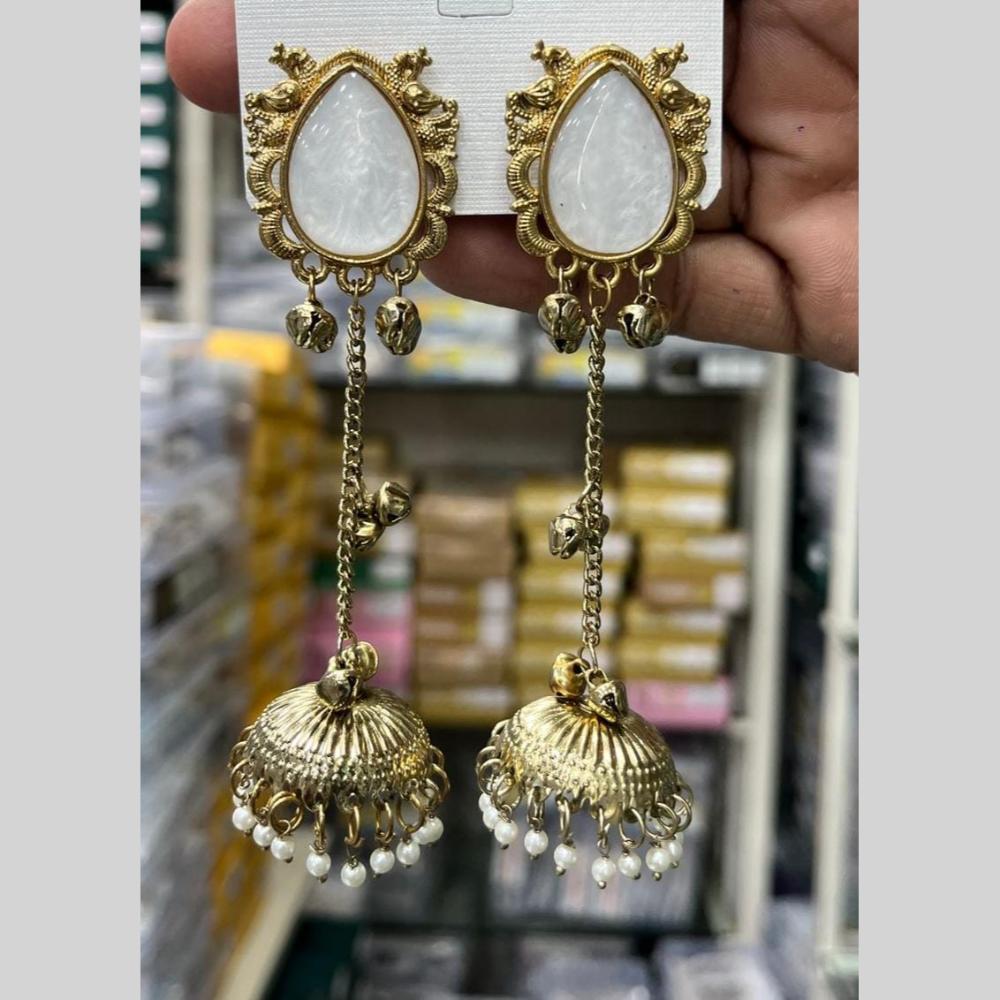 Manisha Jewellery Grand Ghungroo Jhumki Earrings