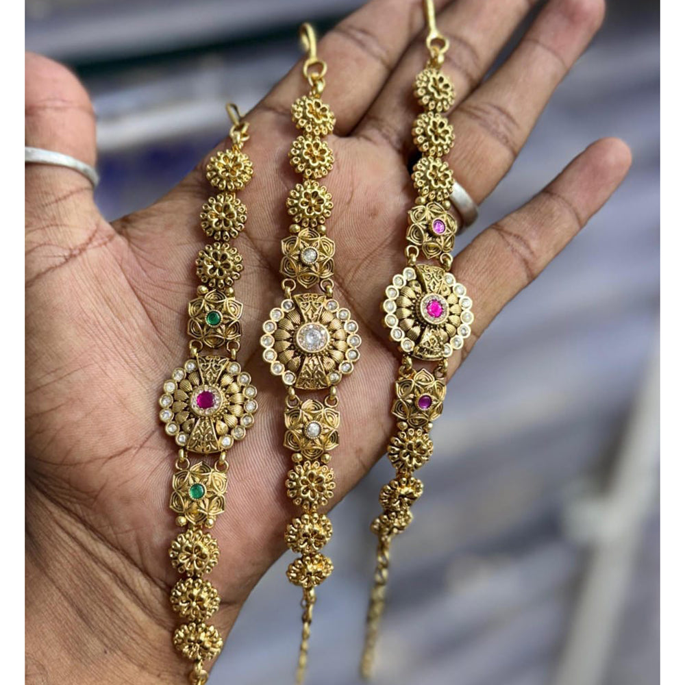 Manisha Jewellery Premium Pota Stone Adjustable Bracelet (One Piece Only)