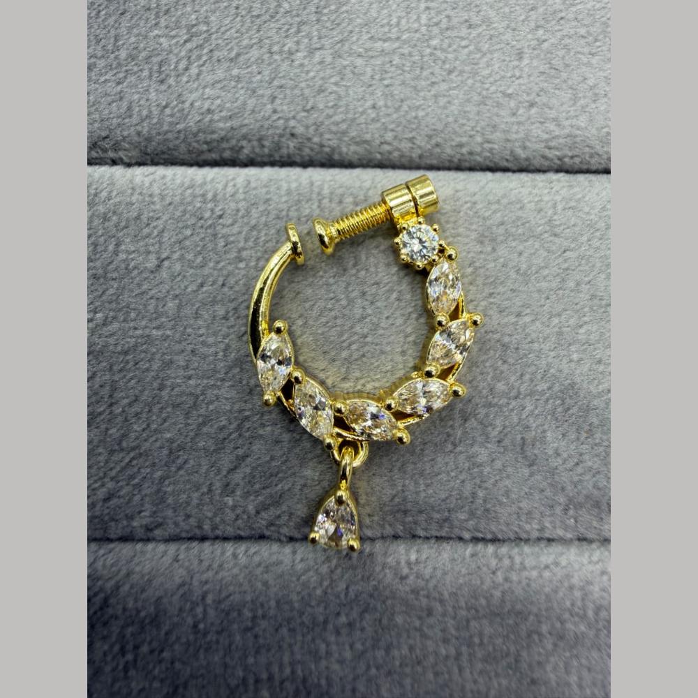 Manisha Jewellery Austrian Stone Designer Nose Ring