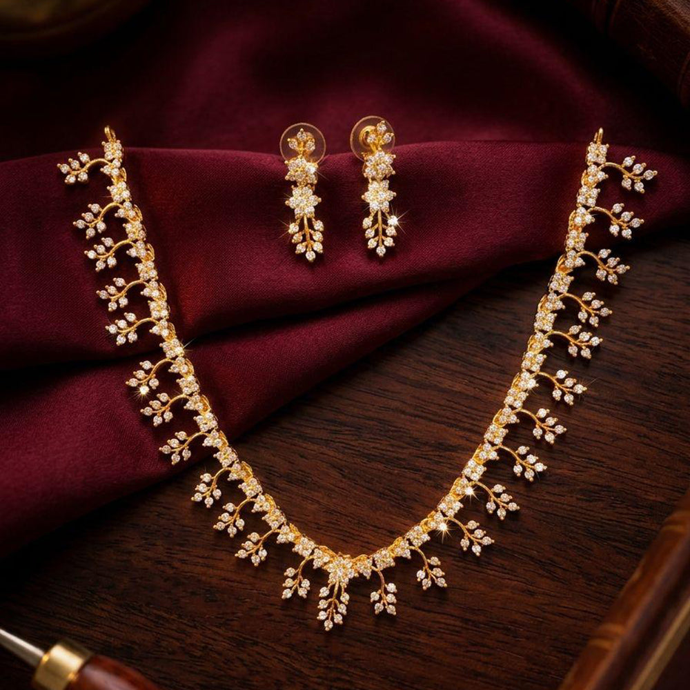 Manisha Jewellery Royal Austrian Stone Designer Necklace Set