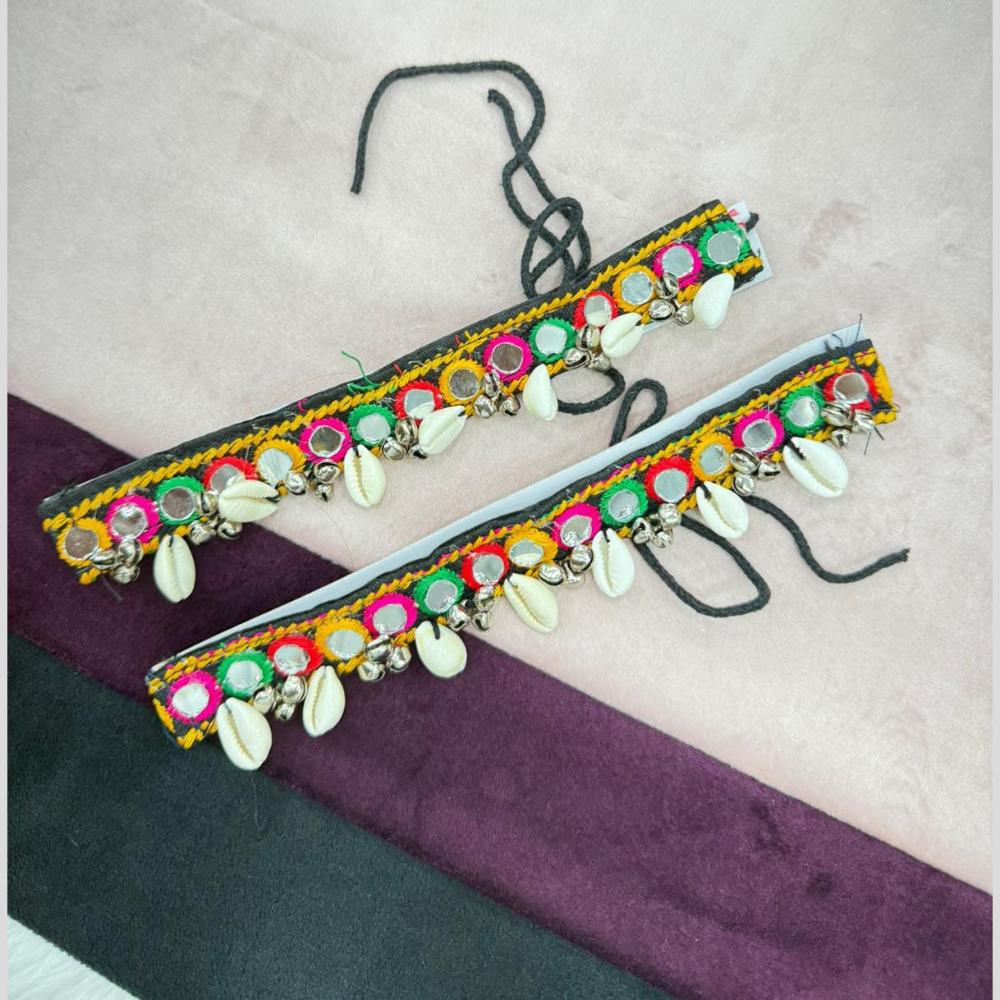 Manisha Jewellery Stylish Mirror Work Bajuband for Girls And Women