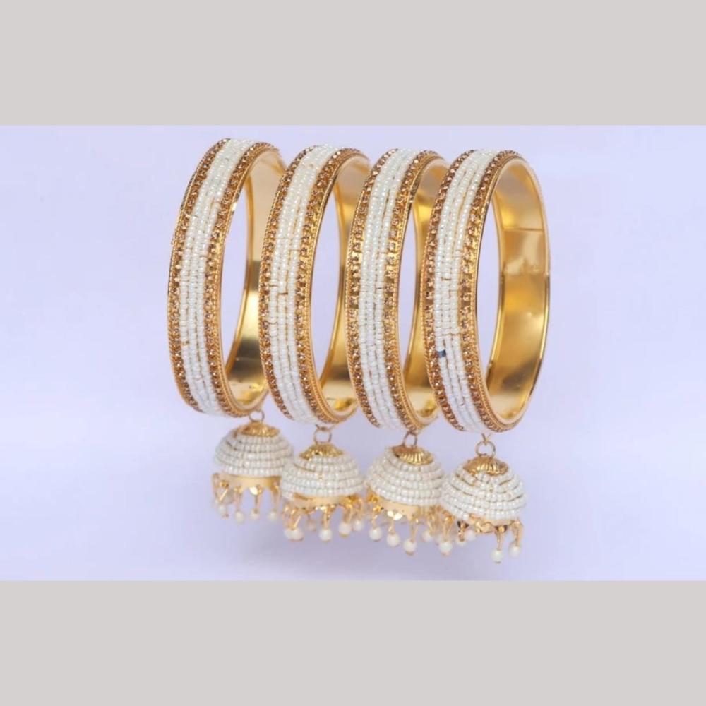 Manisha Jewellery Luxury Pearl Bangles Set
