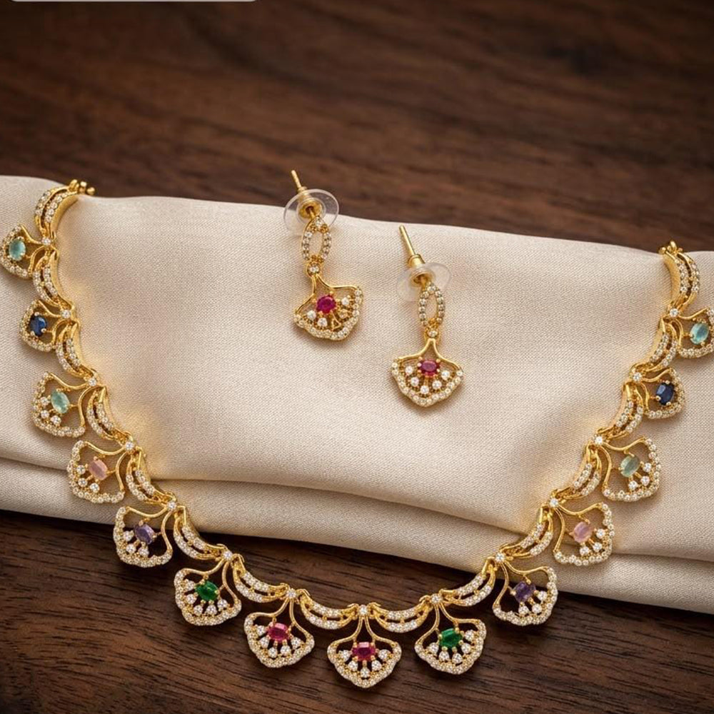 Manisha Jewellery Luxury Austrian Stone Necklace Set