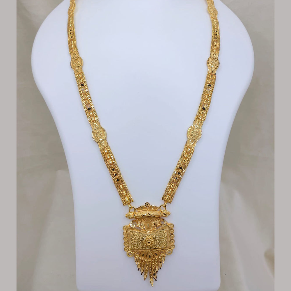 Lucentarts Jewellery Gold Forming Long Necklace