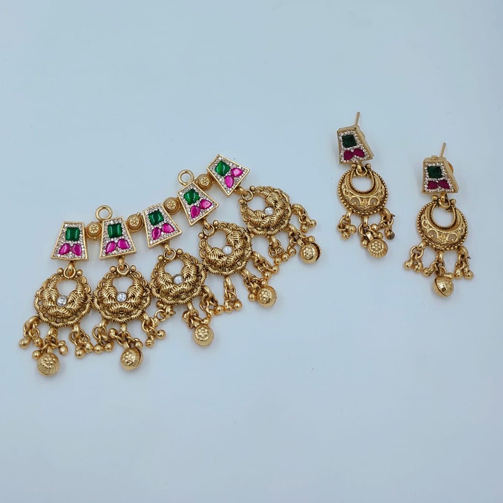 Lucentarts Jewellery Royal Pota Stone And Pearl Pendant Set