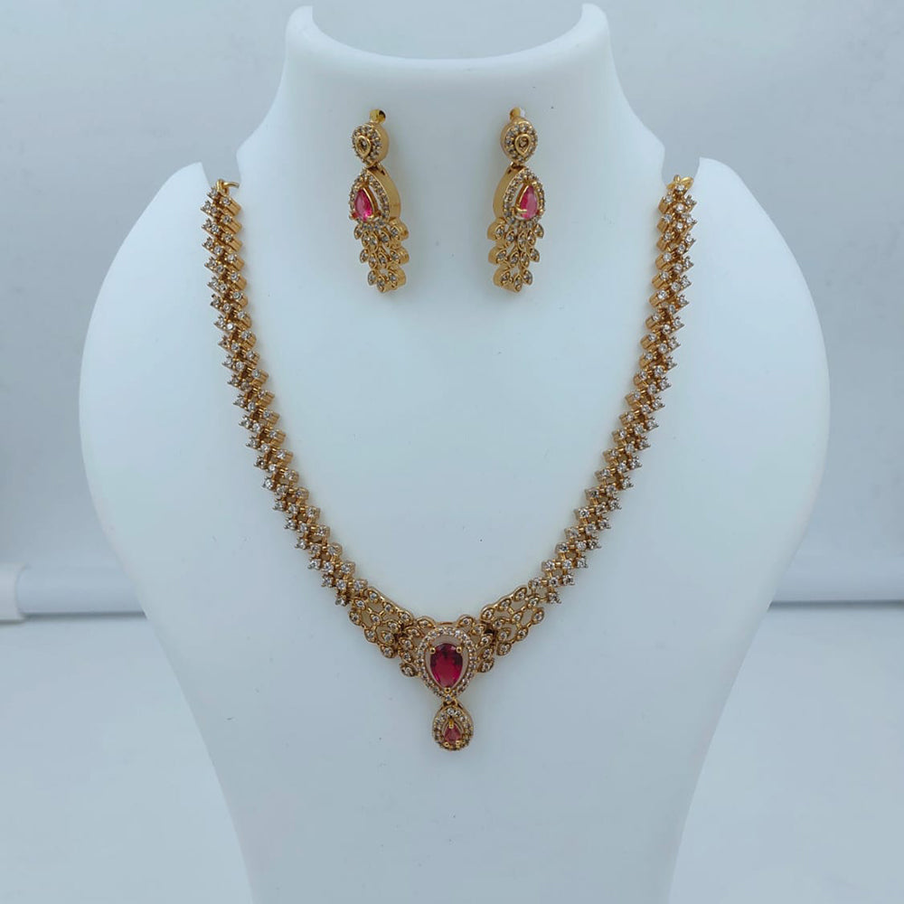 Lucentarts Jewellery Gorgeous Crystal Stone And Austrian Stone Necklace Set