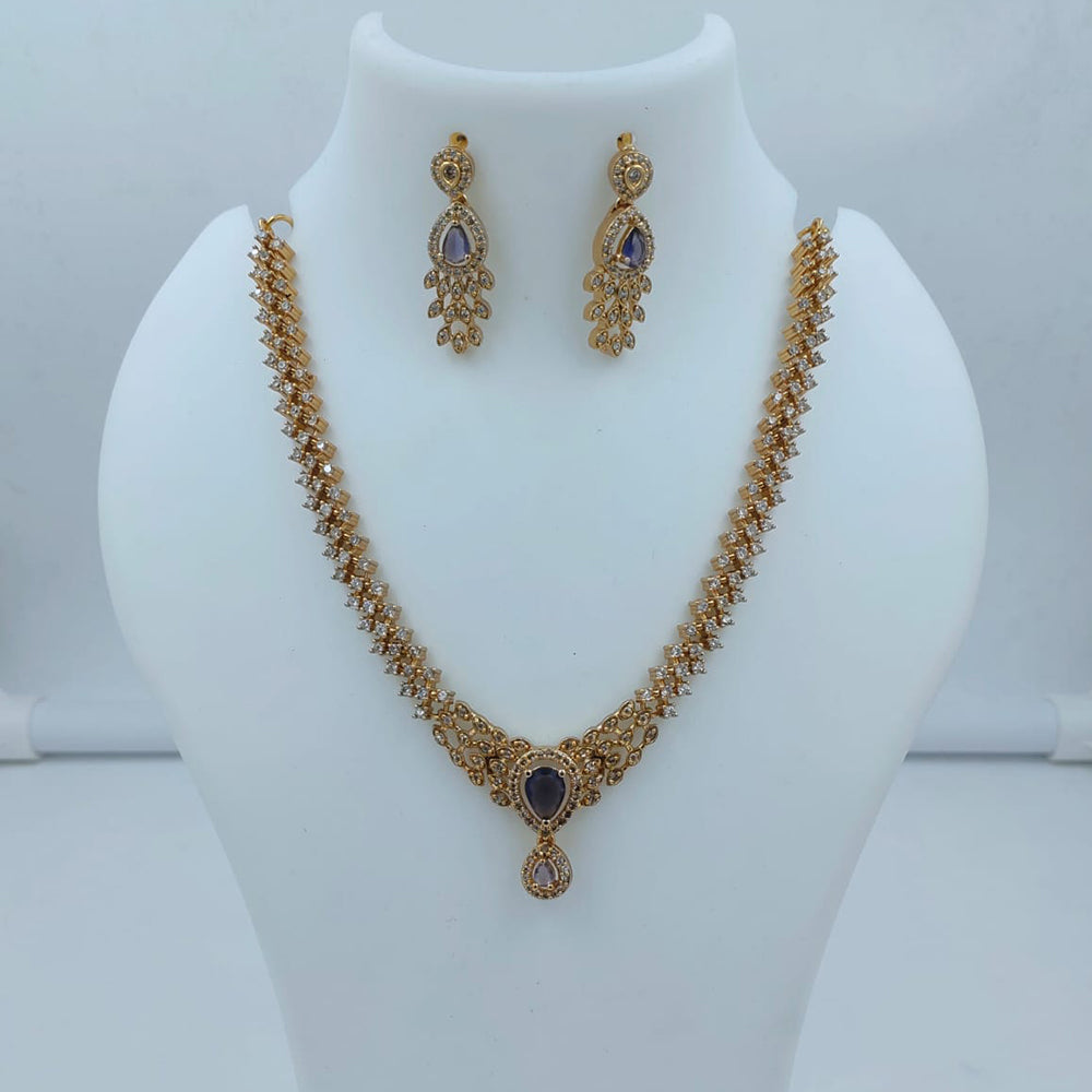 Lucentarts Jewellery Gorgeous Crystal Stone And Austrian Stone Necklace Set