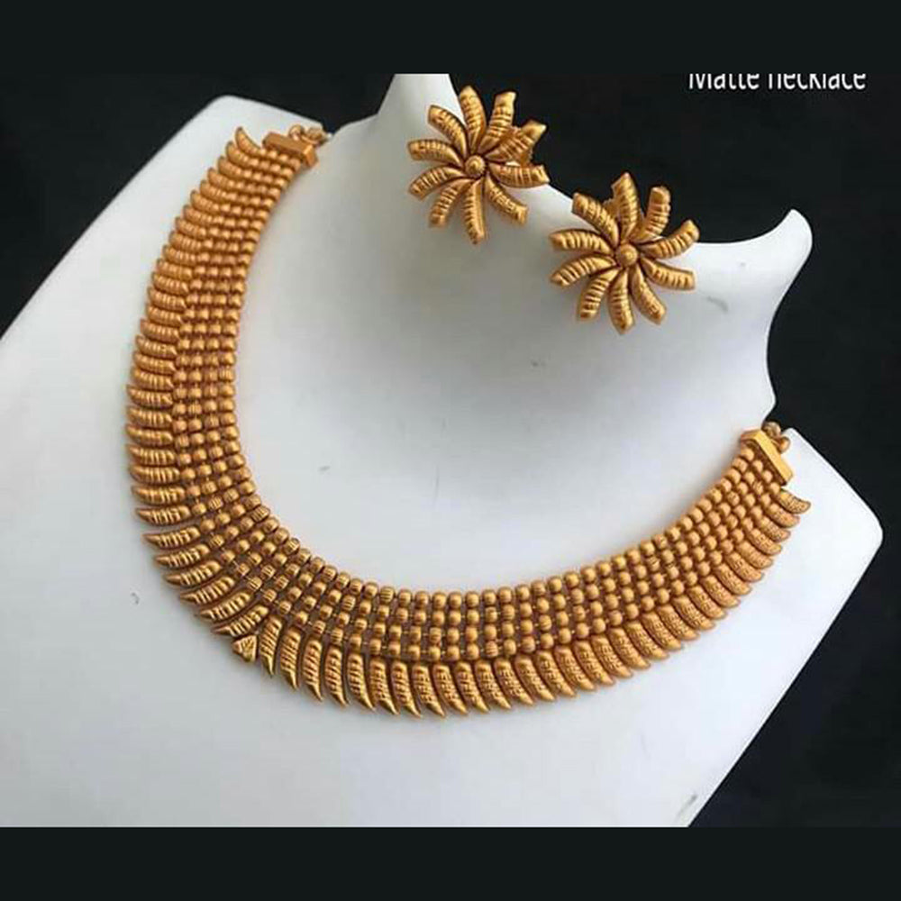 Sai Fashion Gold Plated Necklace Set