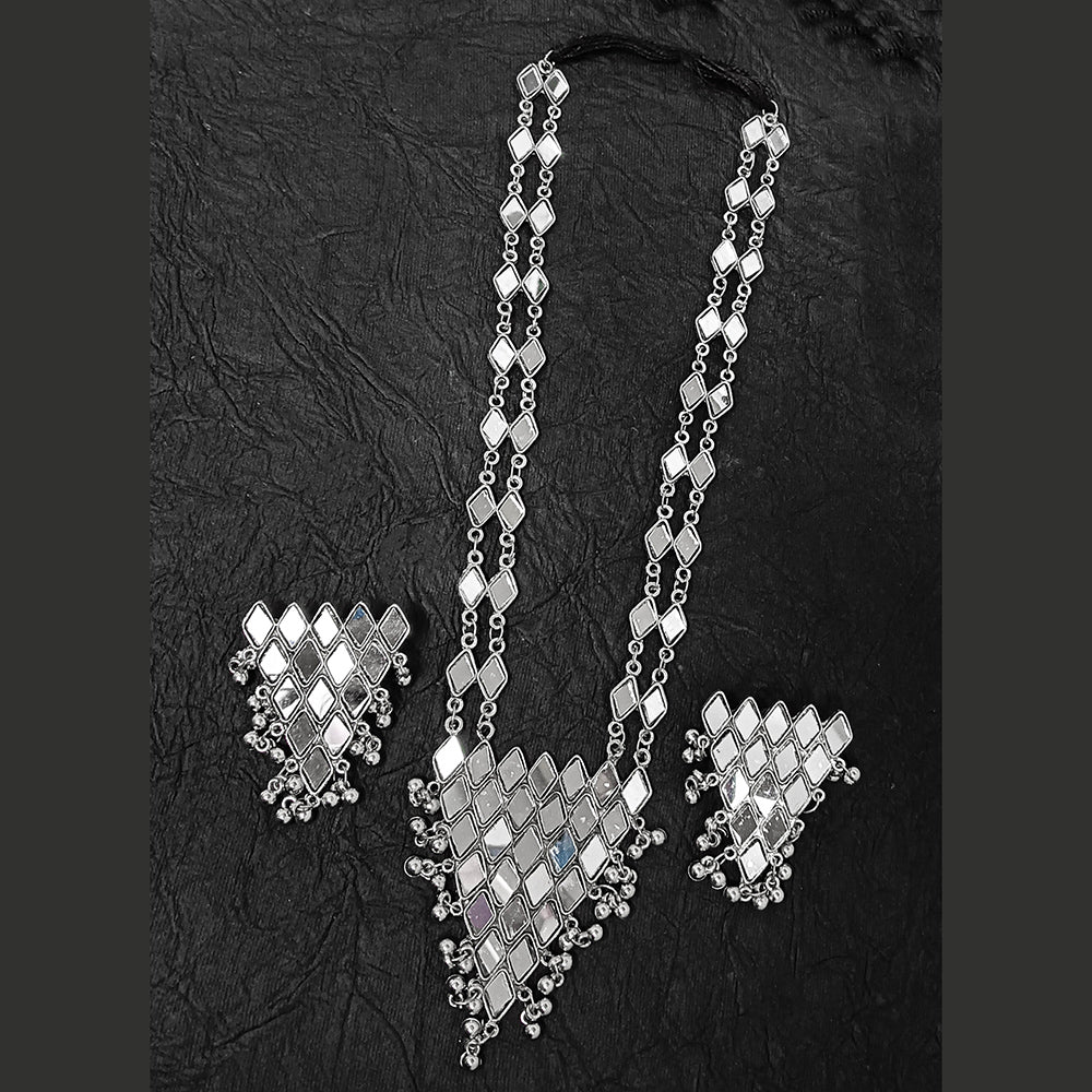 Darshana Jewels  Oxidised Plated Necklace Set