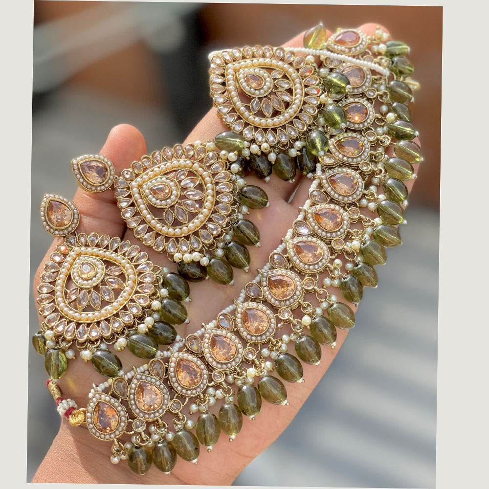 India Art Gold Plated Necklace Set
