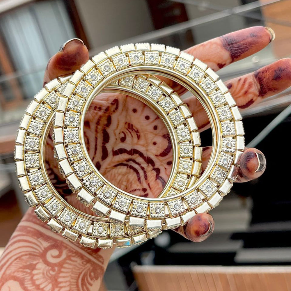 Pooja Bangles Gold Plated Bangles Set