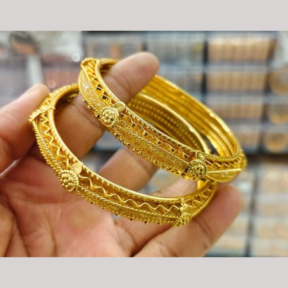 Pooja Bangles Gold Plated Bangles Set
