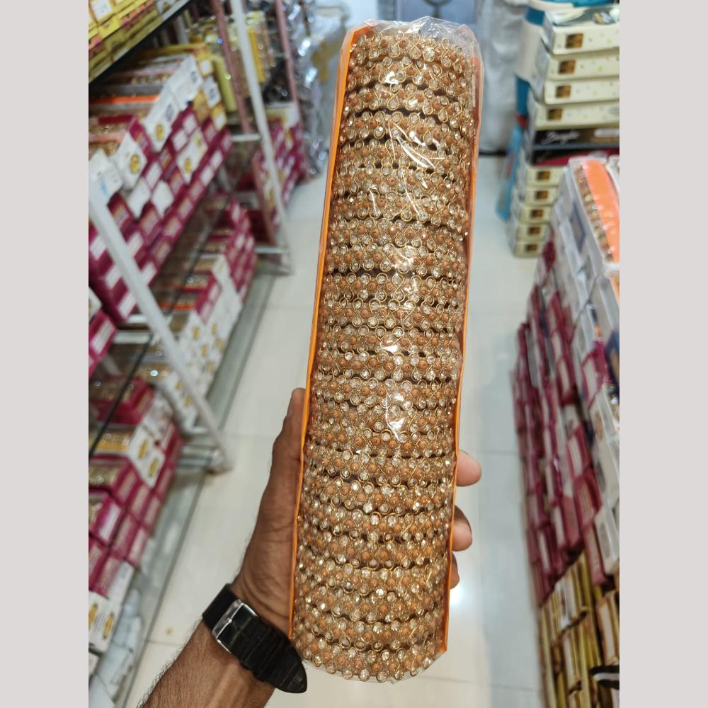 Pooja Bangles Gold Plated Austrian Stone Bangles Set