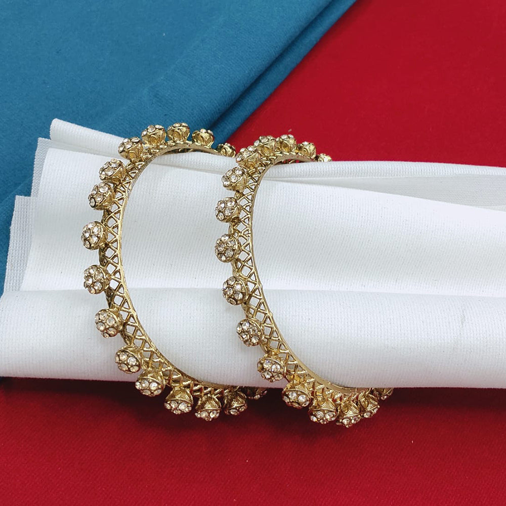 Pooja Bangles Fashion Bangles Set With Austrain Stone Dazzling Finish For Weddings , Festivals And Gifting