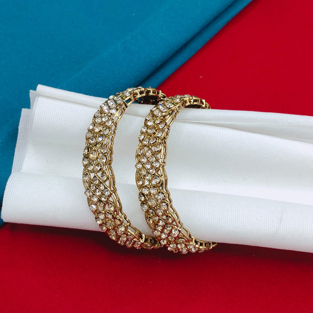 Pooja Bangles Fashion Bangles Set With Austrain Stone Dazzling Finish For Weddings , Festivals And Gifting