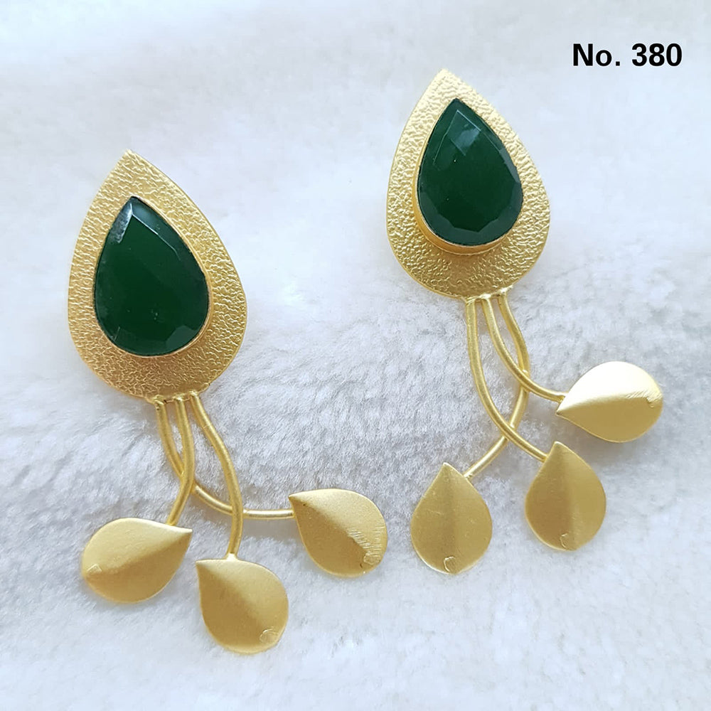 Shubhratnam Jewellers Gold Plated Dangler Earrings