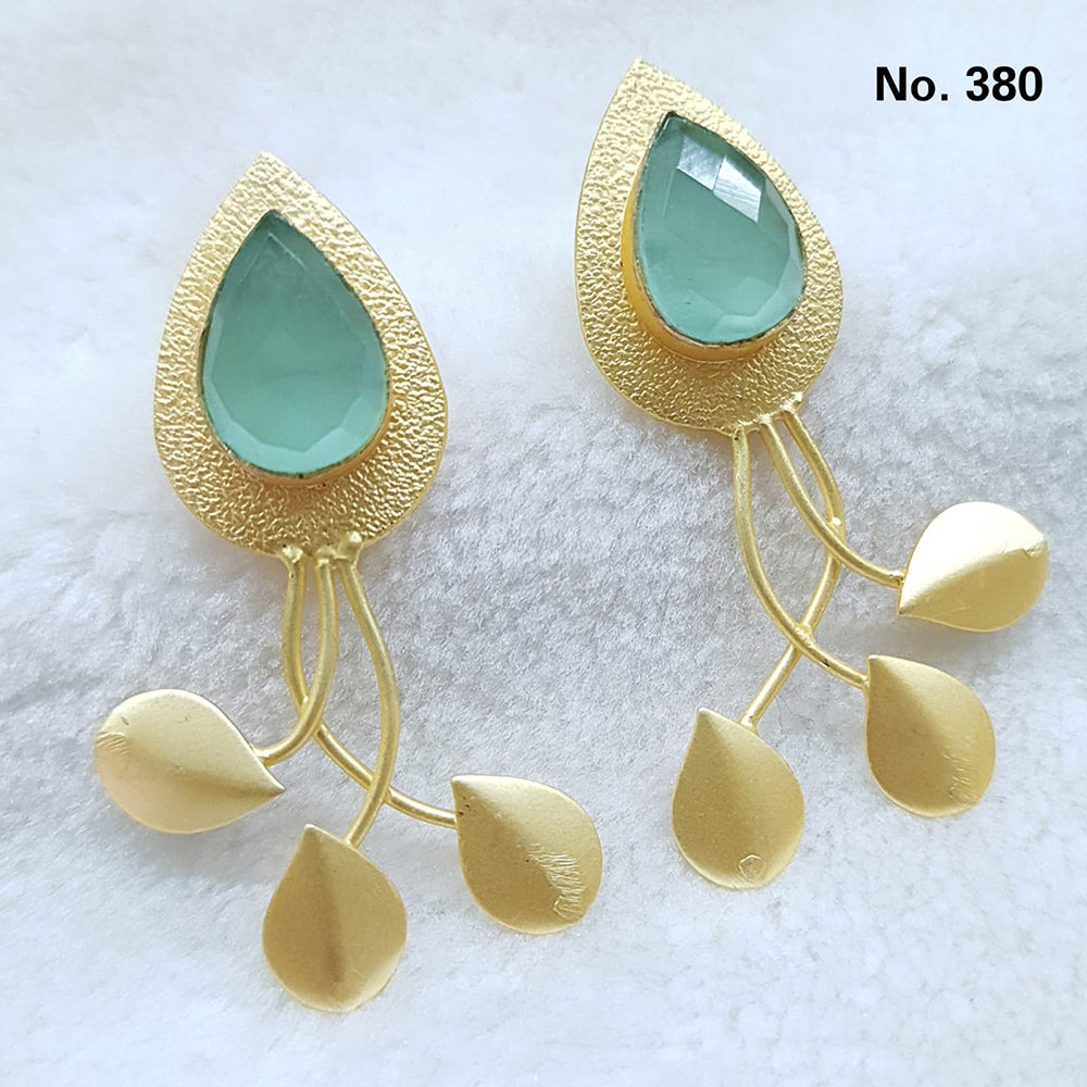 Shubhratnam Jewellers Gold Plated Dangler Earrings