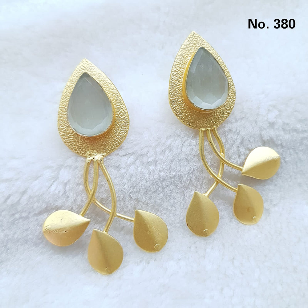 Shubhratnam Jewellers Gold Plated Dangler Earrings