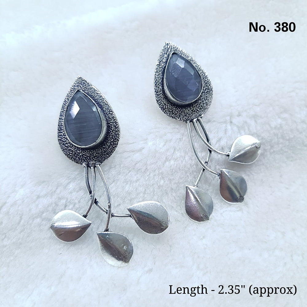 Shubhratnam Jewellers Silver Plated Dangler Earrings