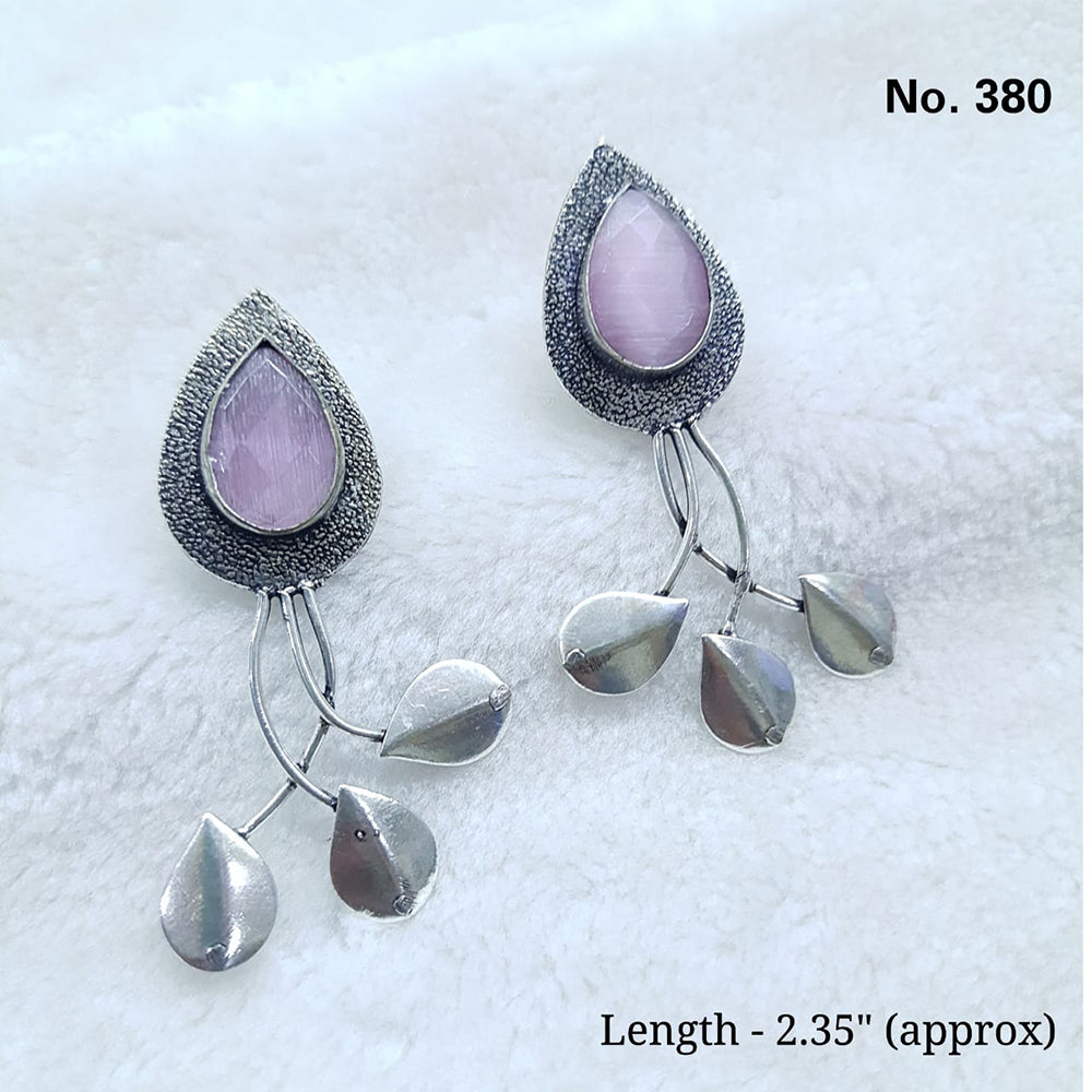 Shubhratnam Jewellers Silver Plated Dangler Earrings